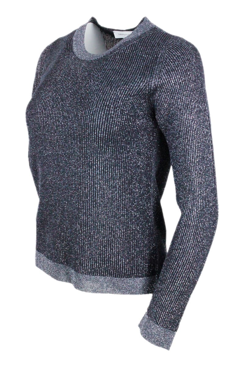 Shop Fabiana Filippi Sweater In Blue