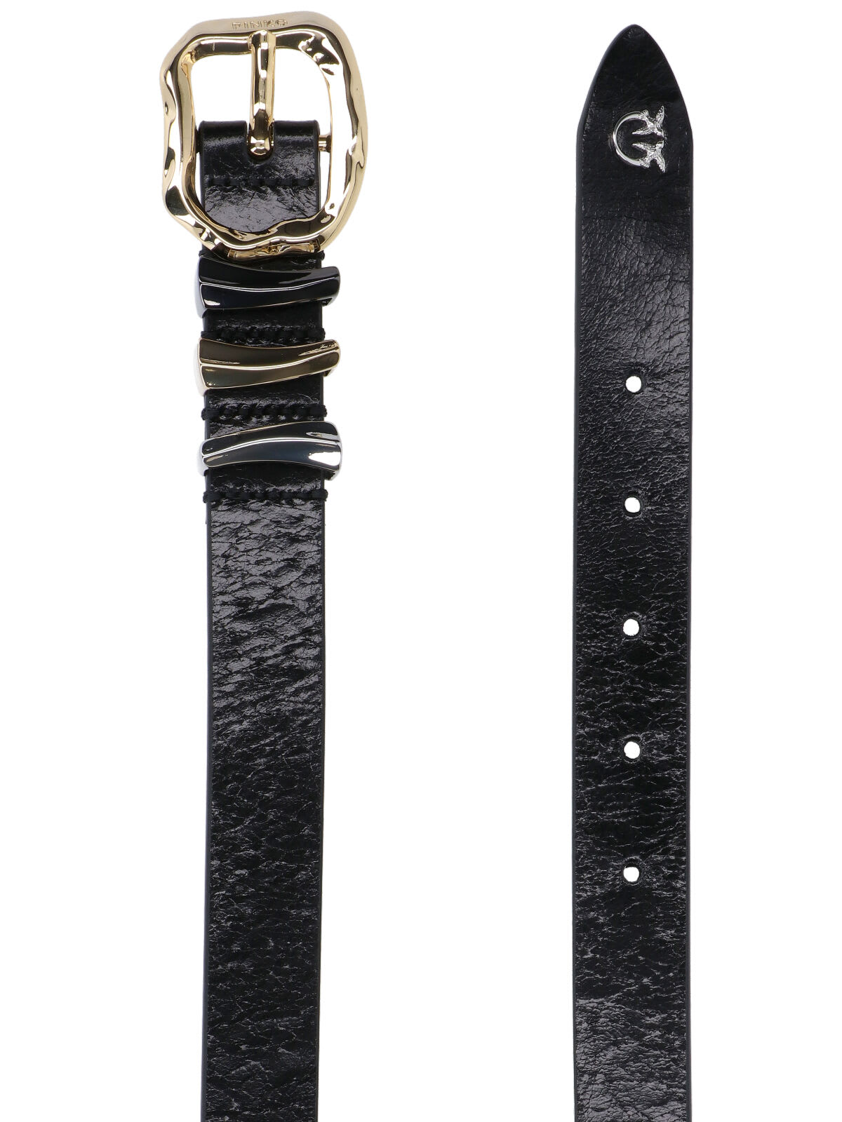 Pinko Leather Belt In Black