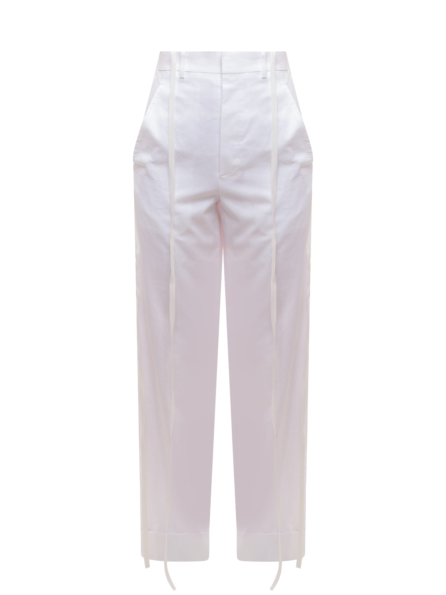 Shop Ann Demeulemeester Trouser In White
