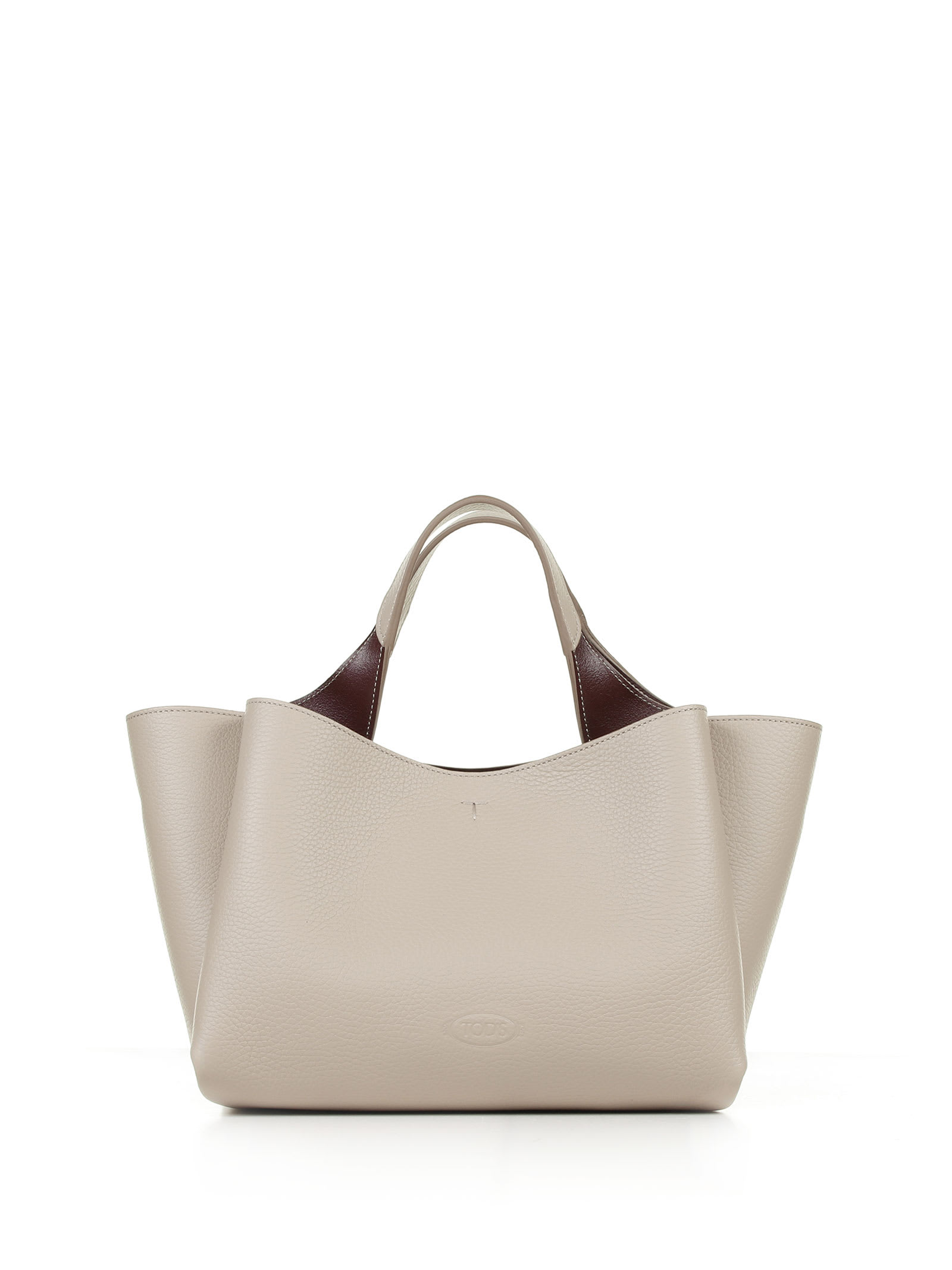 Tod's - di Bag Bucket Bag in Leather Mini with Drawstring, White, - Bags