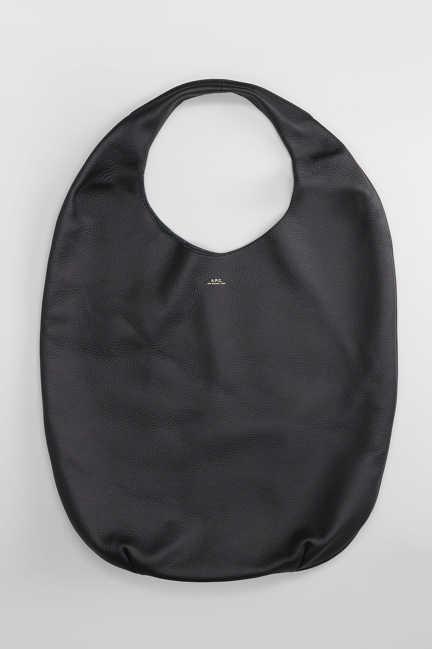 A. P.C. Le Neige Hand Bag In Black Leather