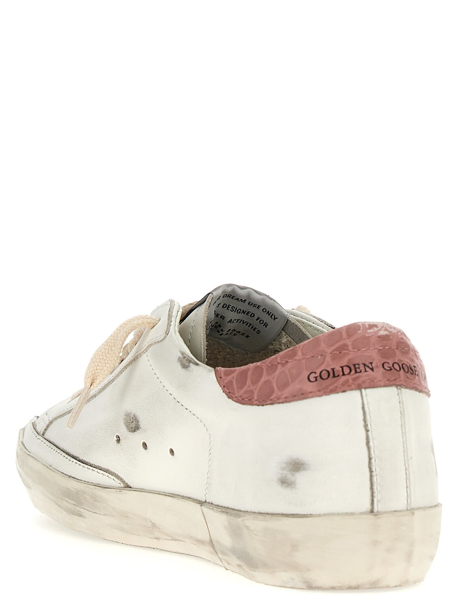 Shop Golden Goose Superstar Sneakers In White