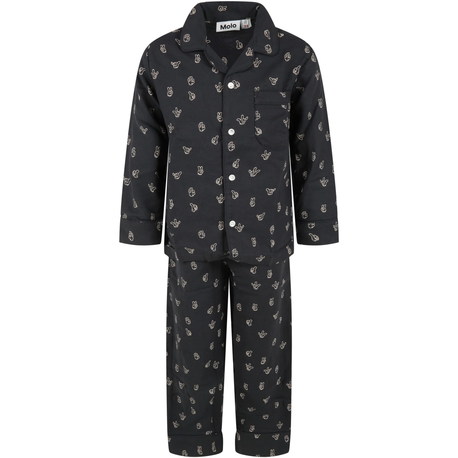 Molo Grey Pyjamas For Boy