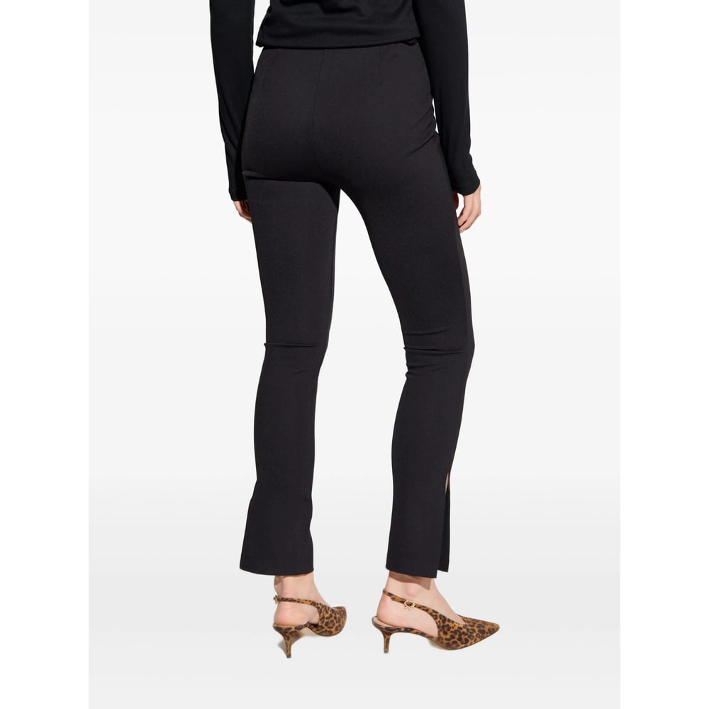 Anine Bing Kylie Split-cuffs Trousers In Black