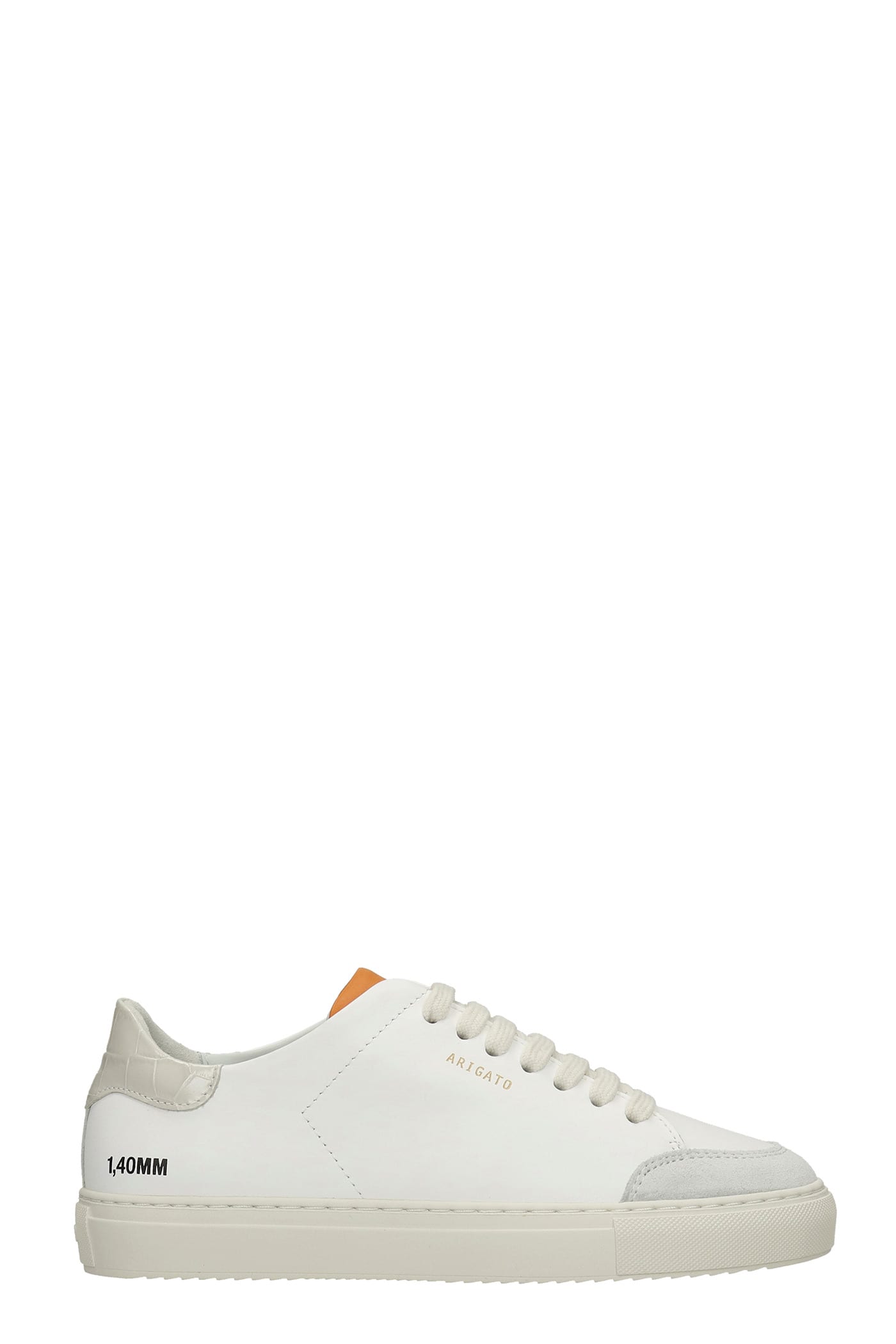 Axel Arigato Clean 90 Sneakers In White Suede And Leather