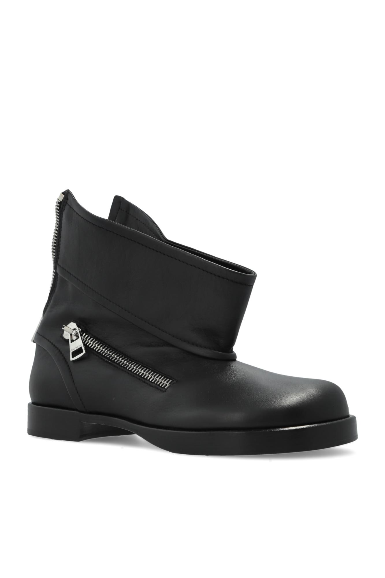 JW ANDERSON JW ANDERSON LEATHER ANKLE BOOTS