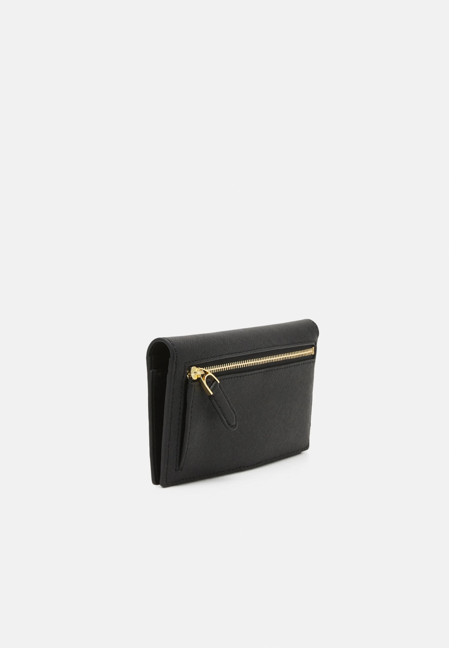 Shop Polo Ralph Lauren Slim Wallet Wallet Medium In Black