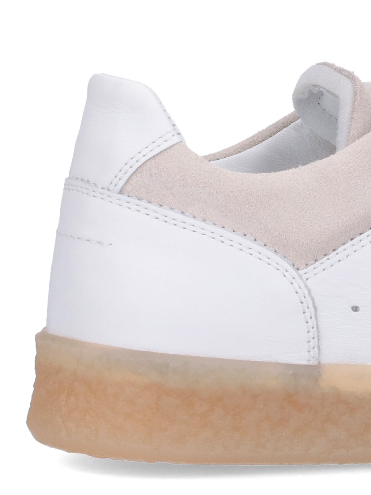 Shop Mm6 Maison Margiela Replica Sneakers In White