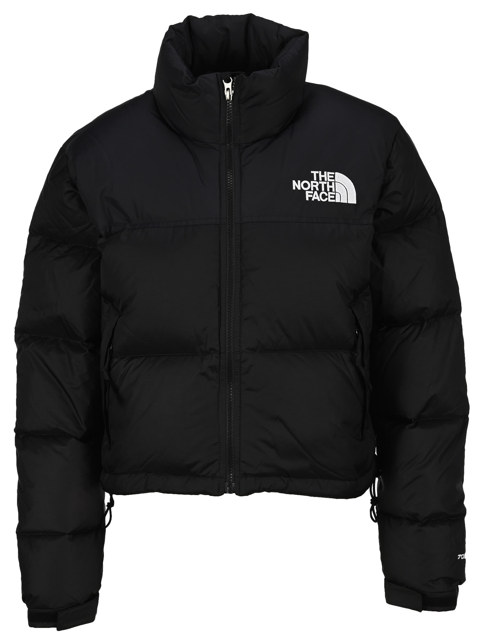 The North Face North Face Nuptse Cropped Down Jacket In Black | ModeSens