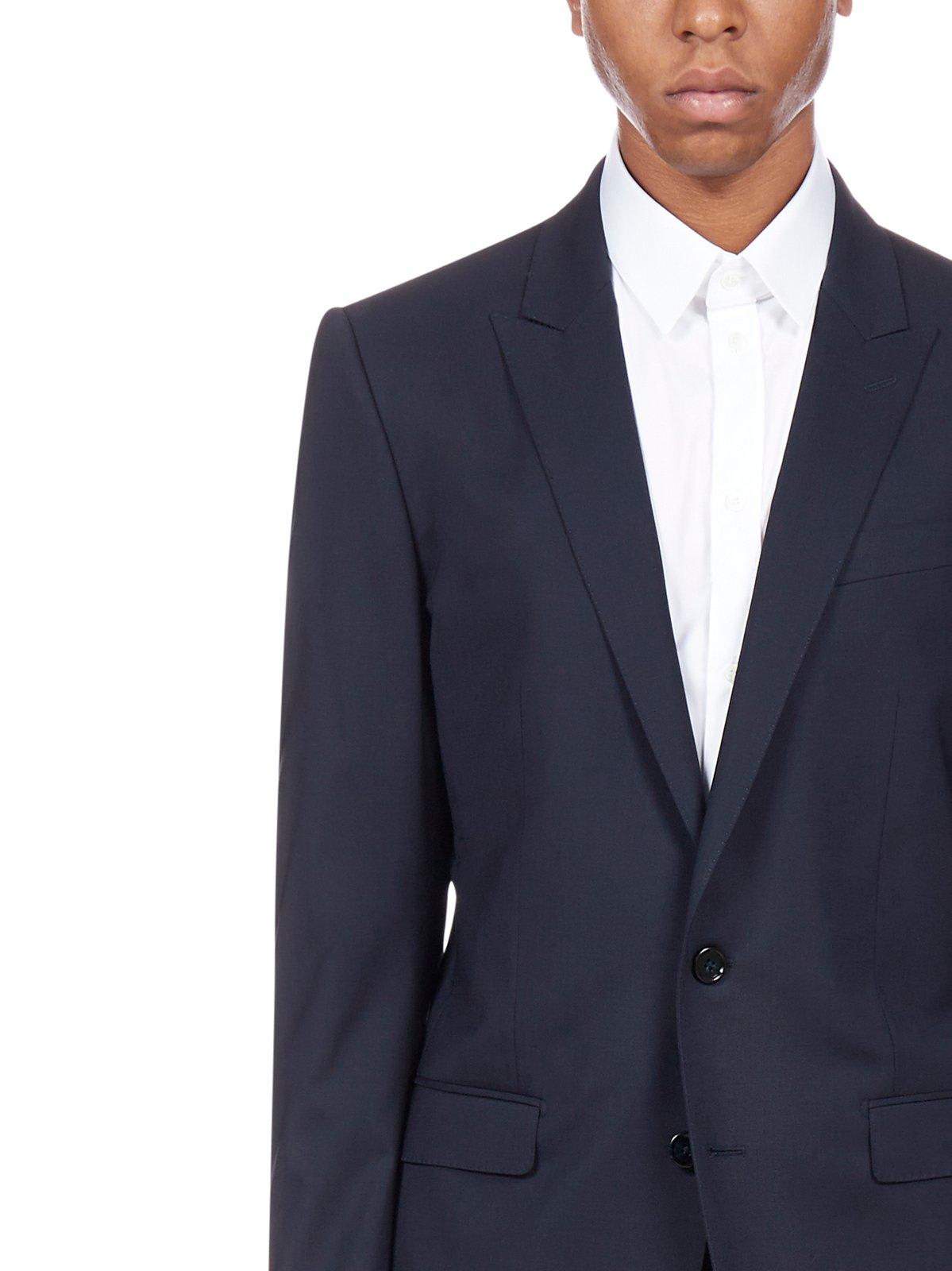 Dolce & Gabbana Men Virgin Wool-silk Blend Suit In Blue