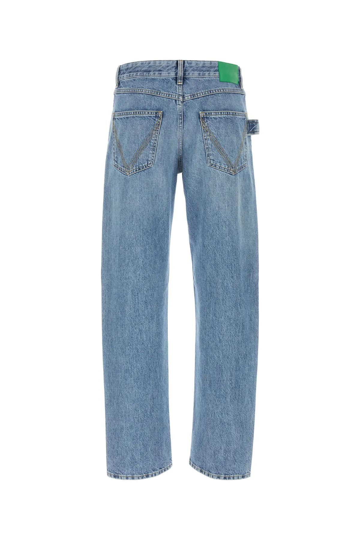 Shop Bottega Veneta Denim Jeans In Blue