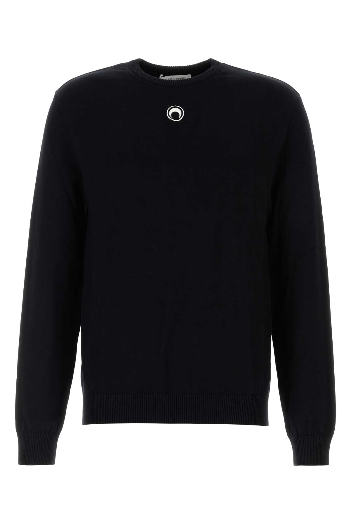 Black Stretch Viscose Sweater