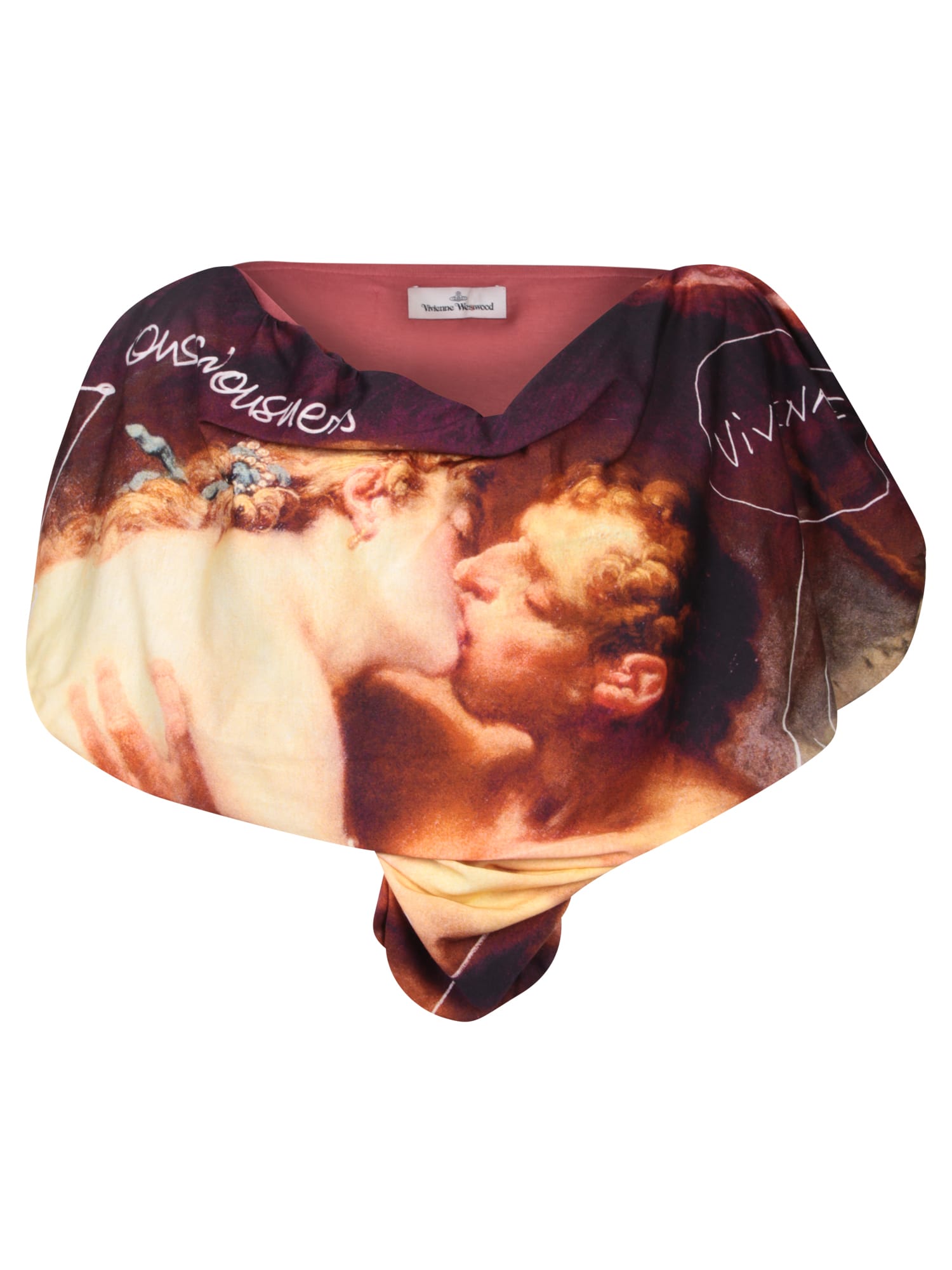 Vivienne Westwood The Kiss Cotton Bustier Top In Brown