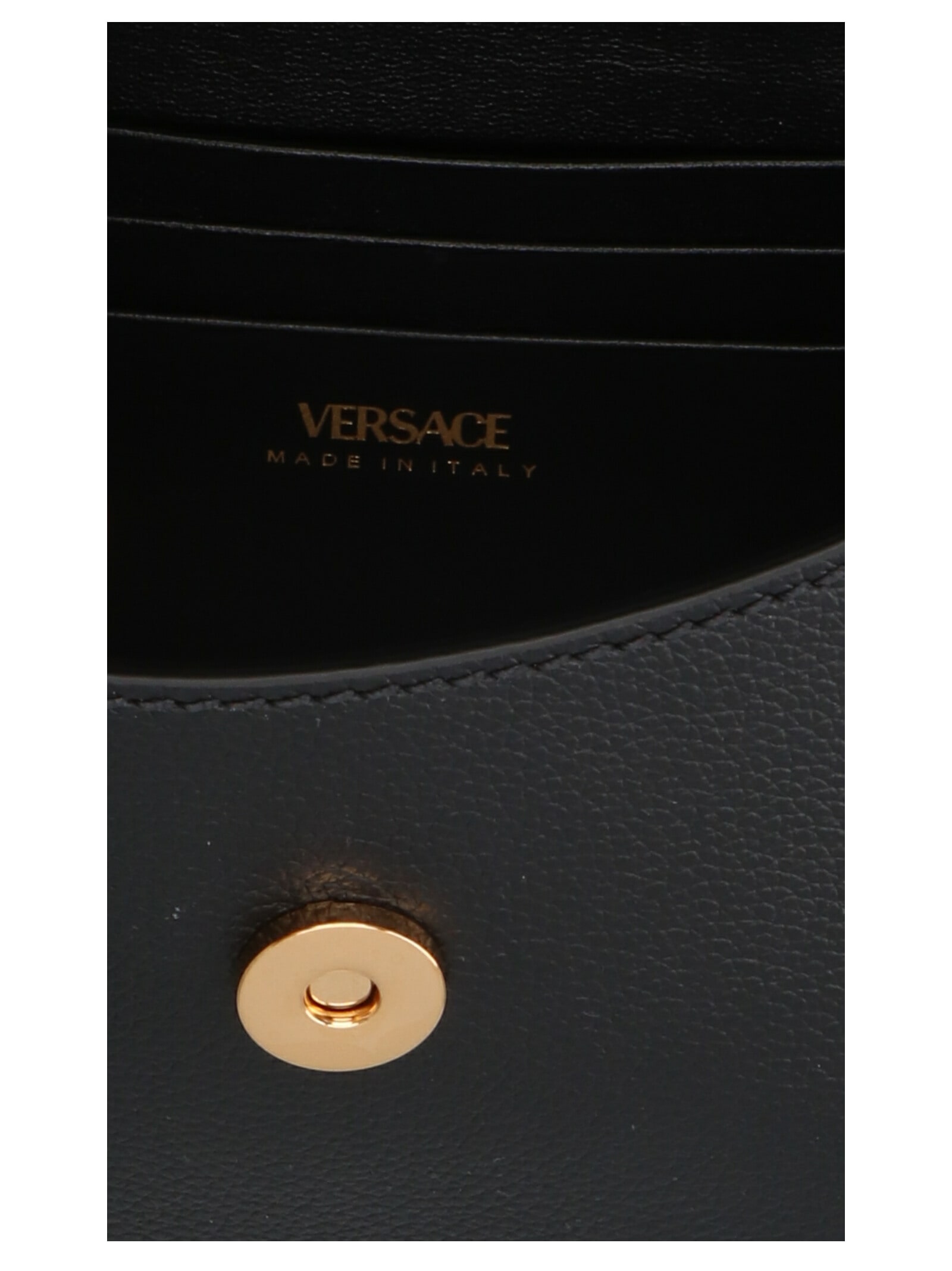 Shop Versace La Medusa Mini Handbag In Black