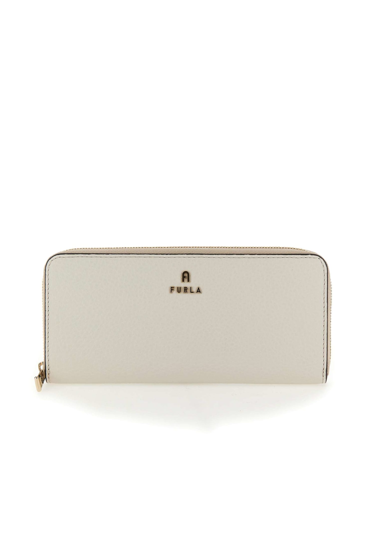 Furla Camelia Leather Wallet In White