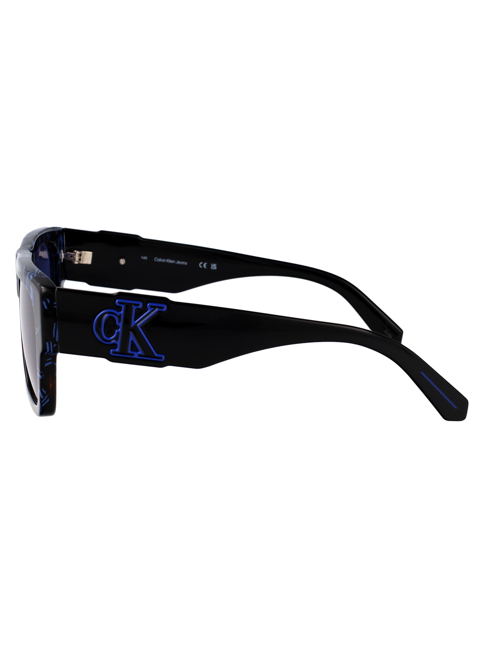 Calvin Klein Jeans Est.1978 Calvin Klein Jeans Rectangular Sunglasses Ckj23654 S 400 In Blue