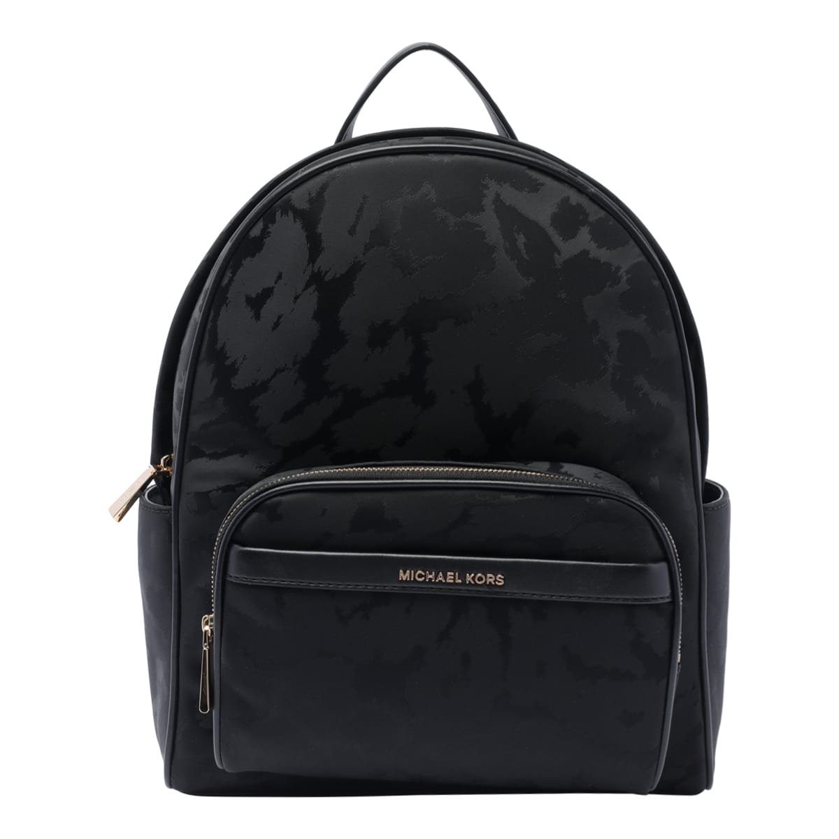 Shop Michael Michael Kors Bex Medium Printed Backpack In Black