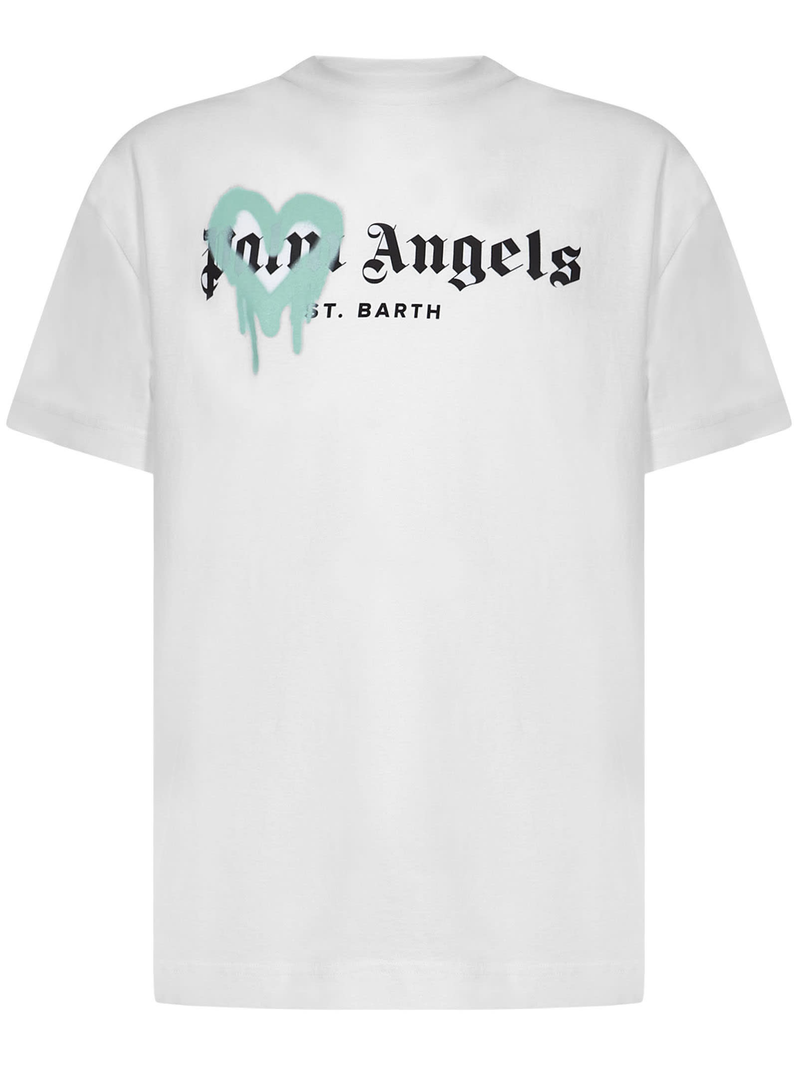 Palm Angels St. Barth Heart Sprayed T-shirt