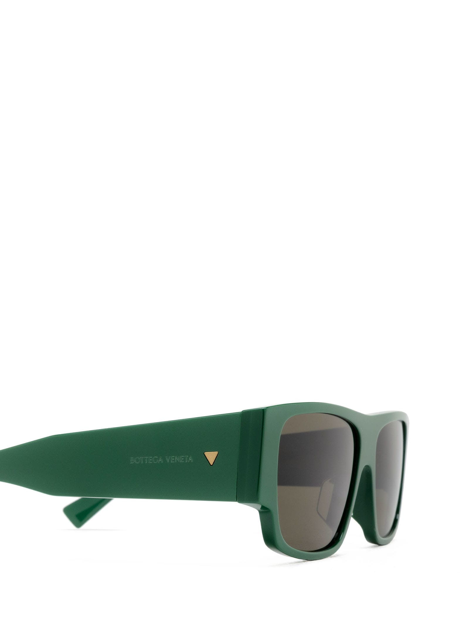 Shop Bottega Veneta Bv1286s Green Sunglasses
