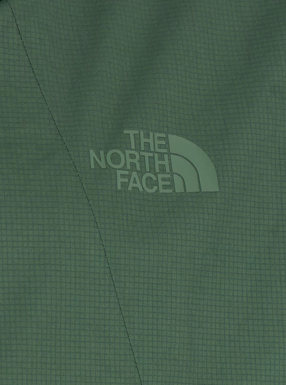 The North Face Green Jacket With Logo Printed On The Front In Tech Fabric Man In Green