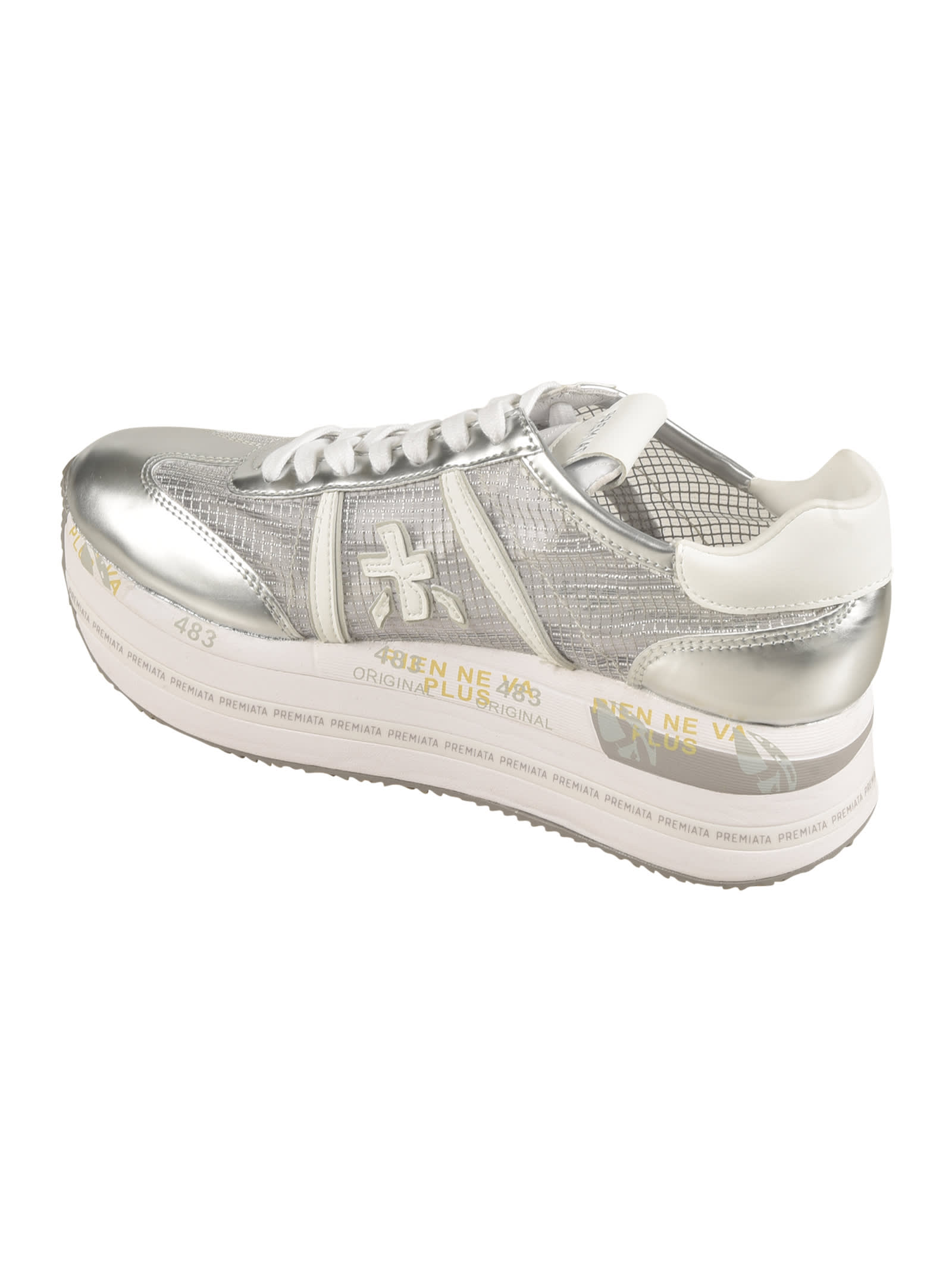 Premiata Beth Var Sneakers In Silver