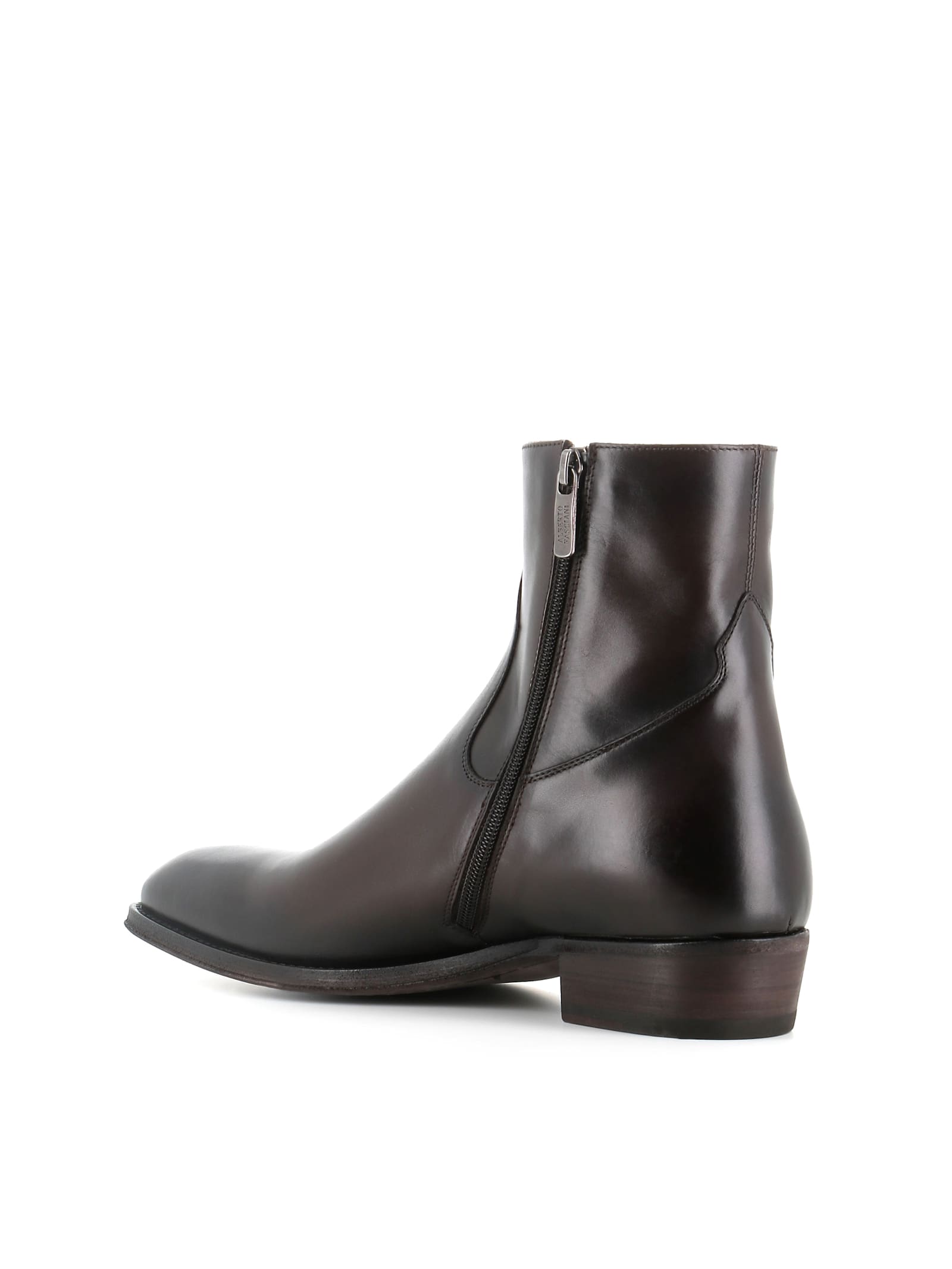 Alberto Fasciani Ankle Boot Jason 94022 In Mahogany