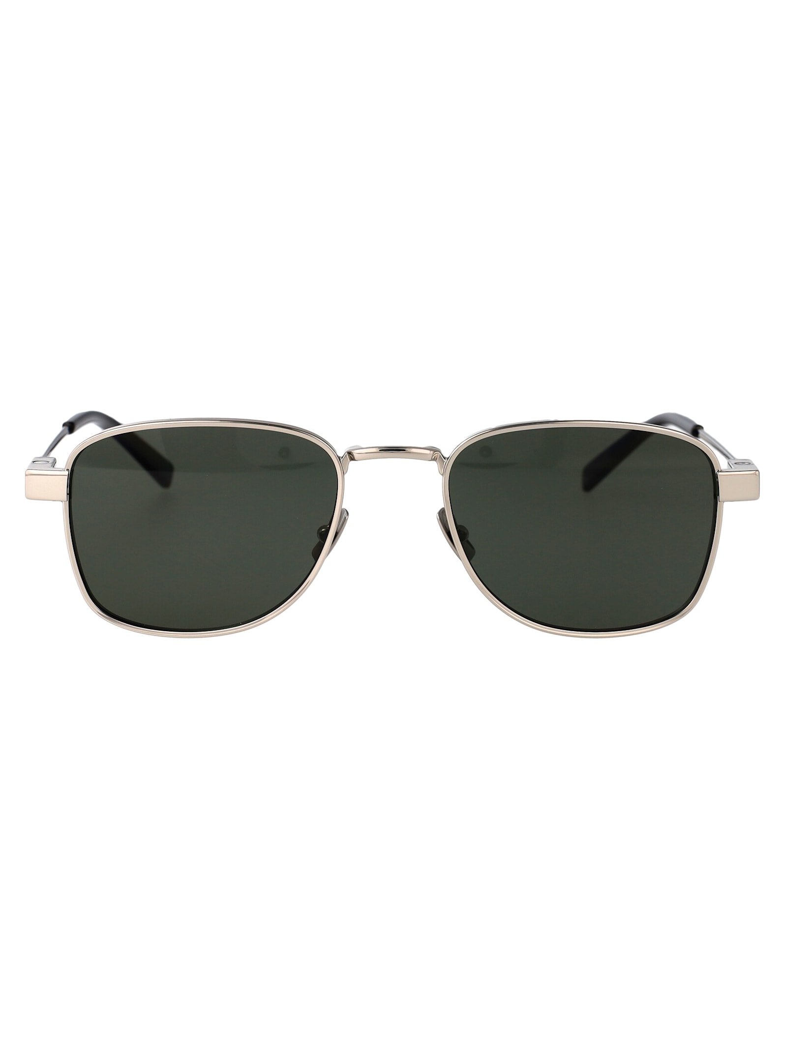 Saint Laurent Sl 741 Sunglasses In Silver-silver-grey