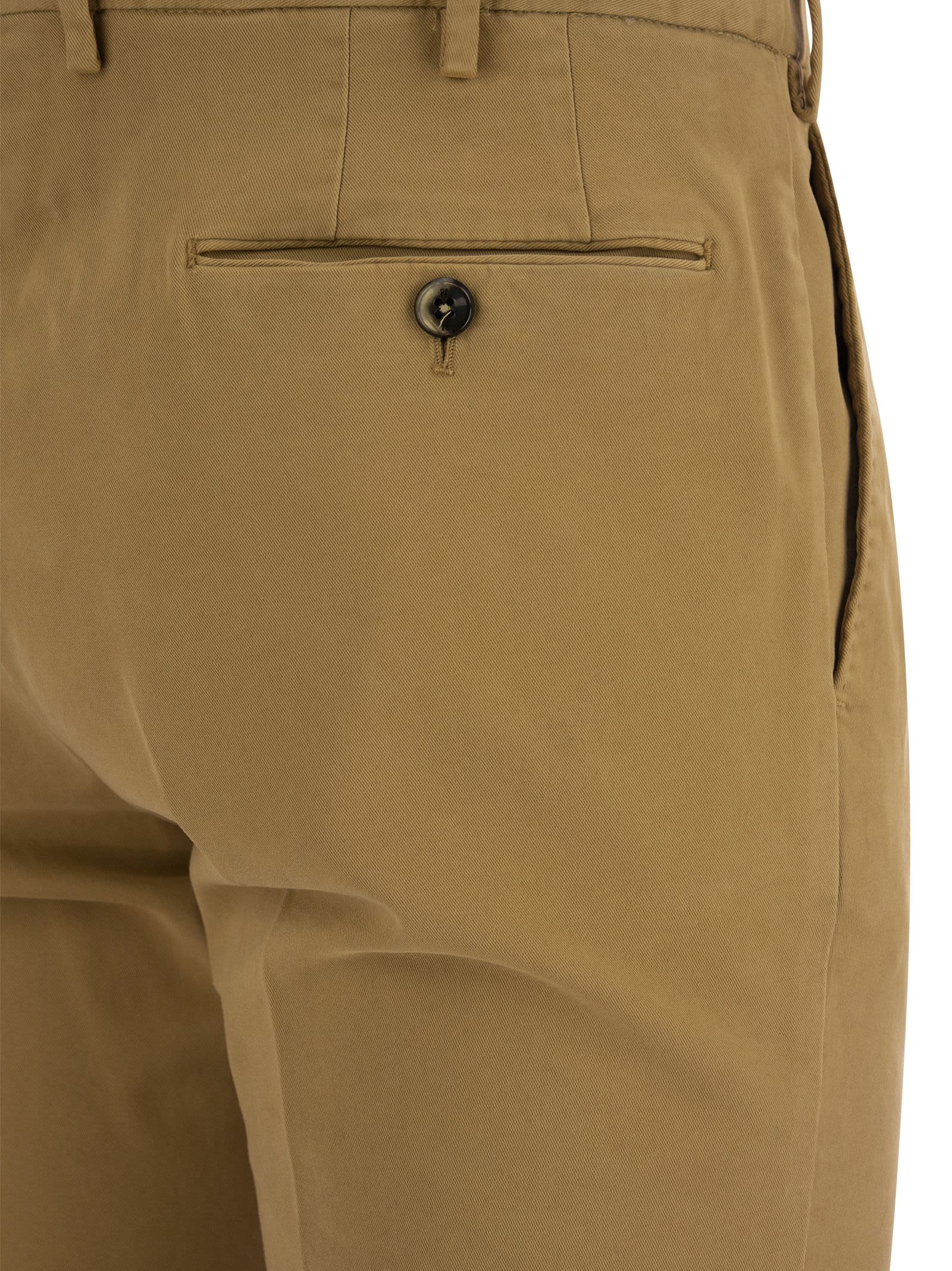 Pt01 Super Slim Trousers In Hazelnut