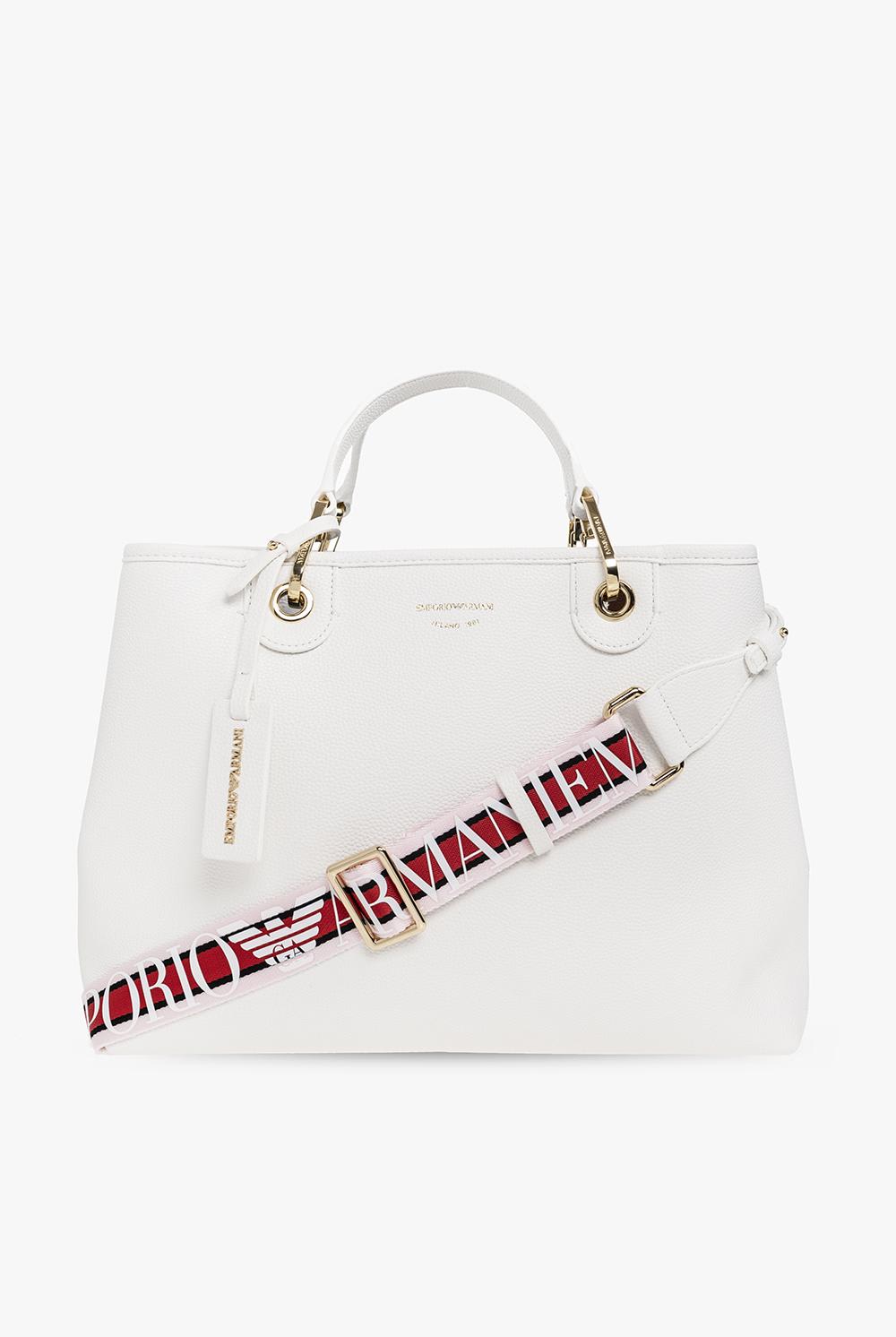 Emporio Armani Shopper Bag In White