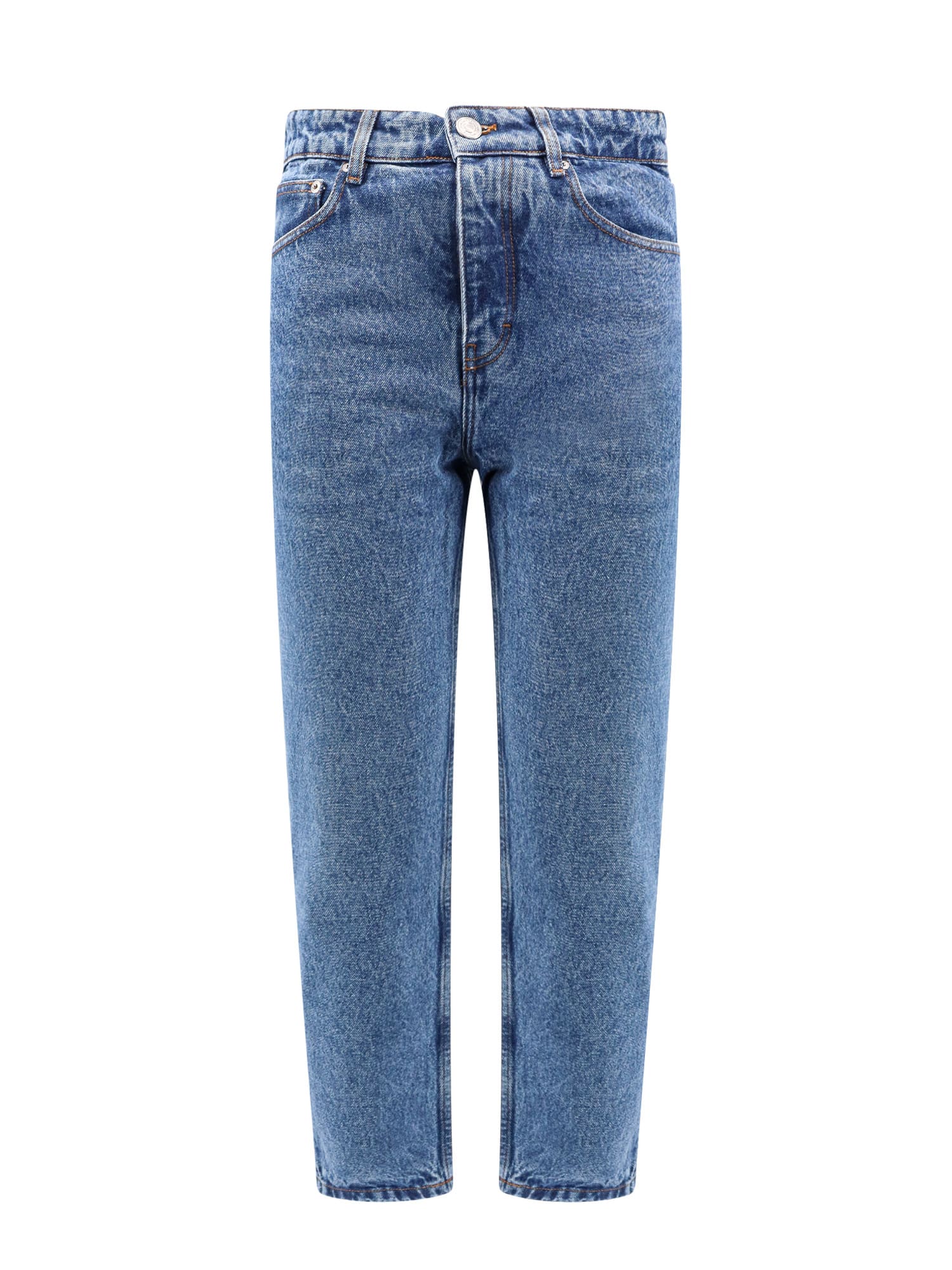 Shop Ami Alexandre Mattiussi Jeans In Blue