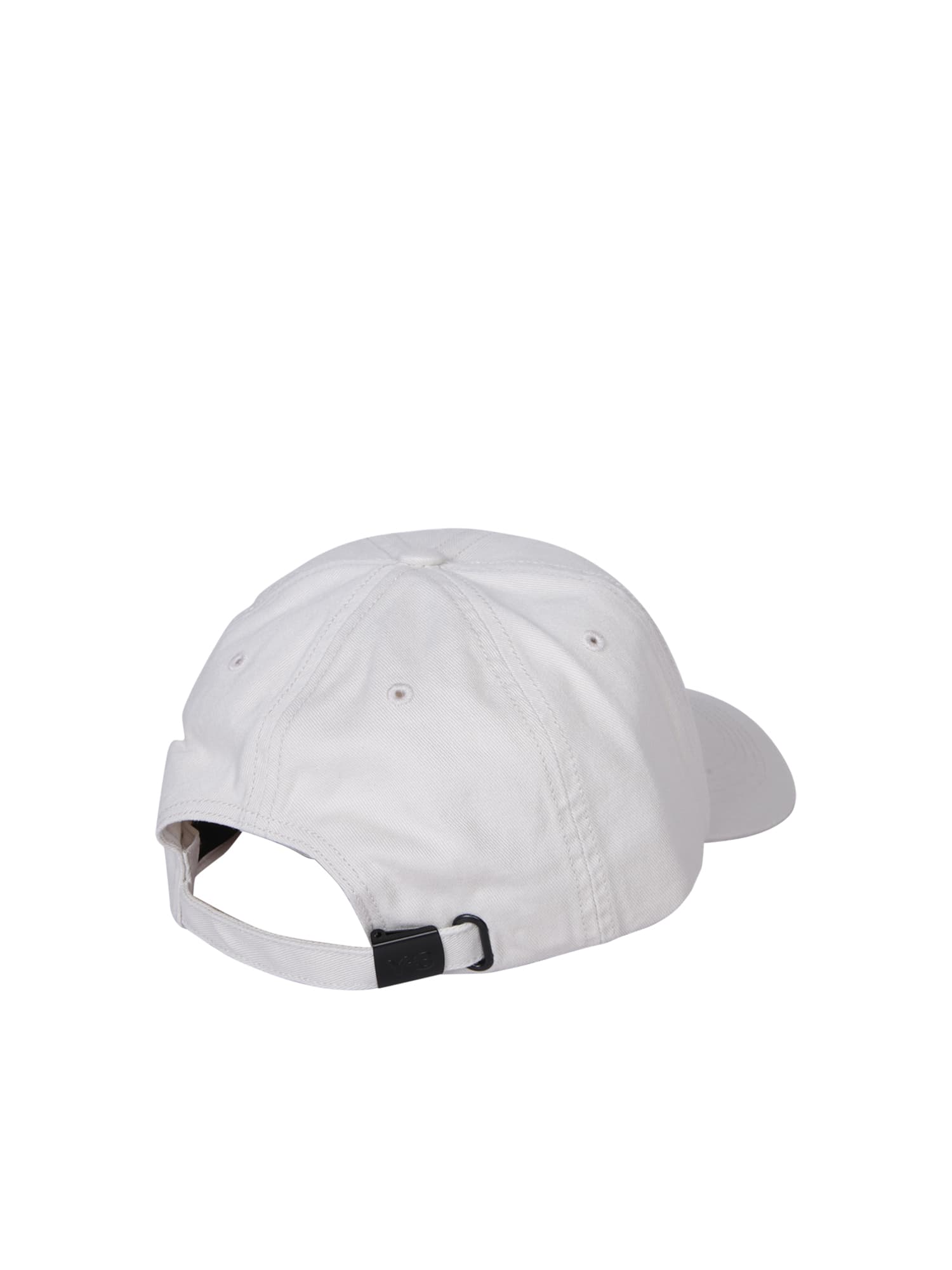 Shop Y-3 Adidas  White Dad Cap