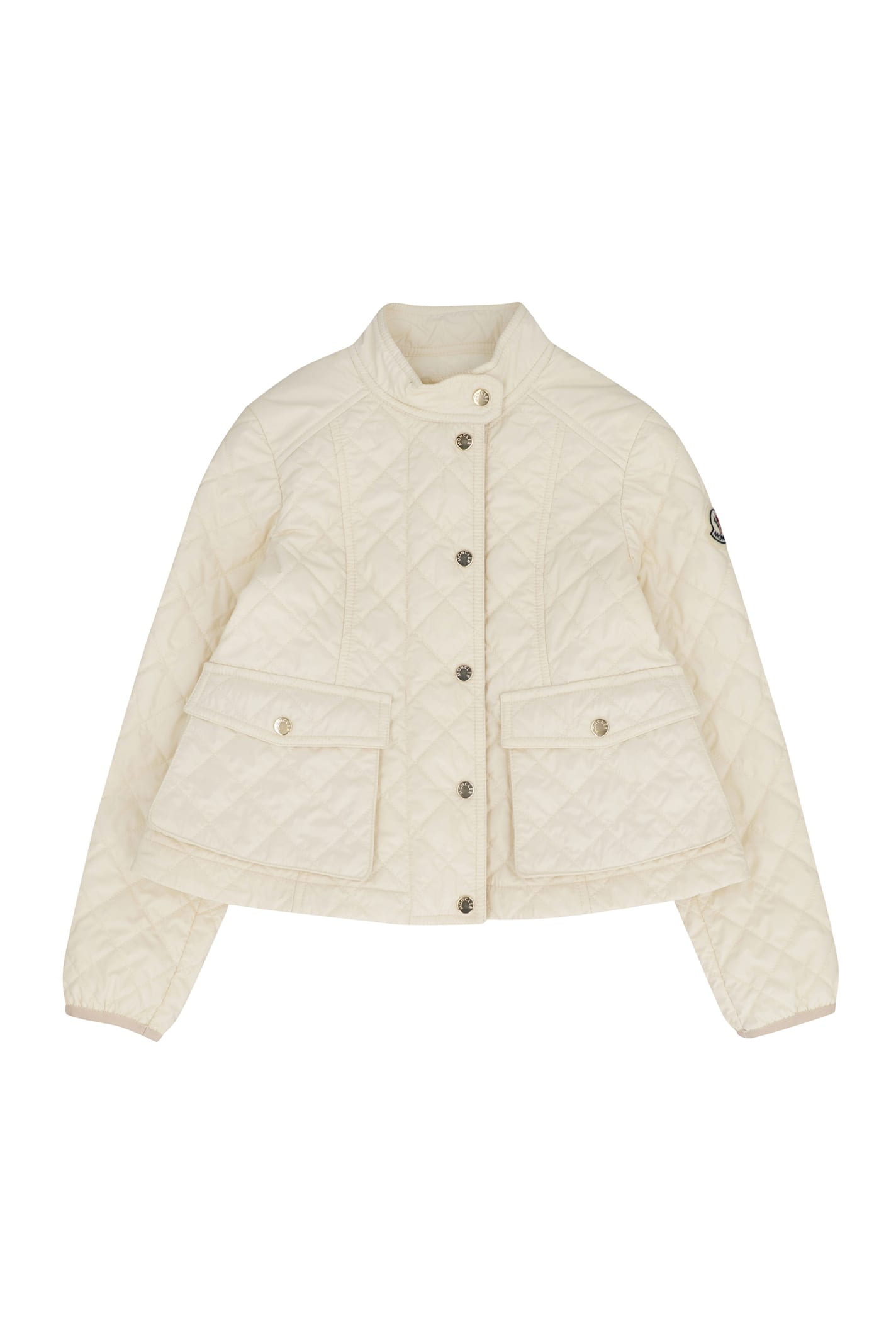 Moncler Kamaria Techno Fabric Jacket In Panna