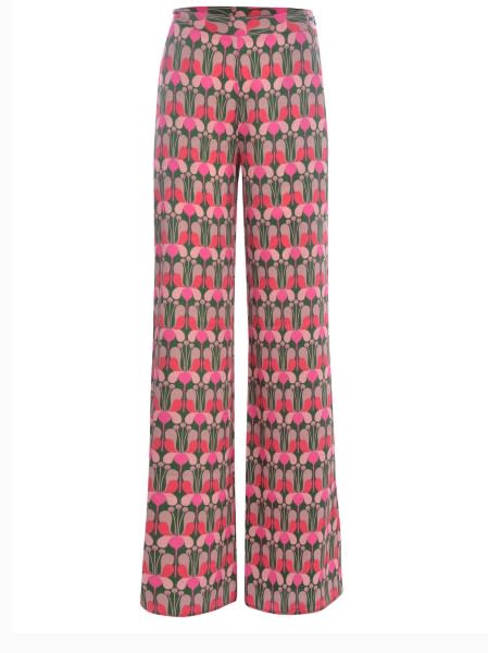 Pinko Flare Flower Liberty Trousers