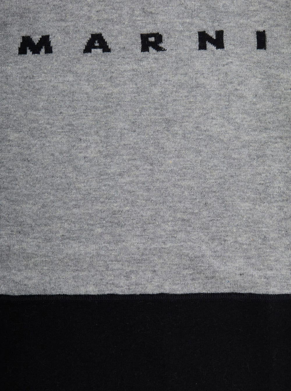 Marni Wool Blend Pullover With Elbow Patches In Gray