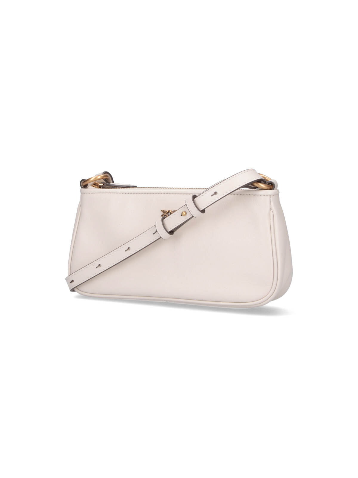 Pinko Mini Shoulder Bag In White
