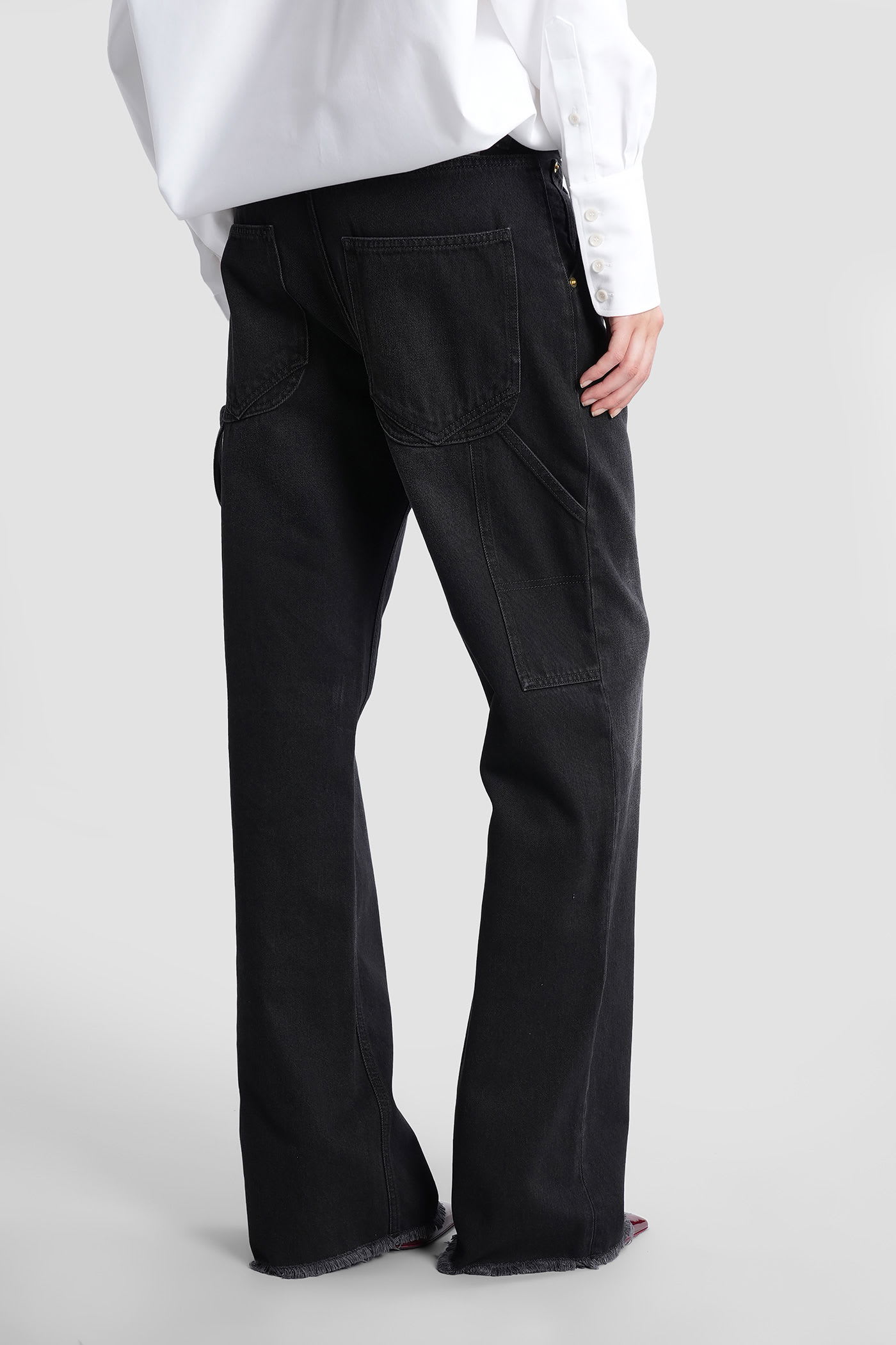 Darkpark Lara Jeans In Black Denim In Black