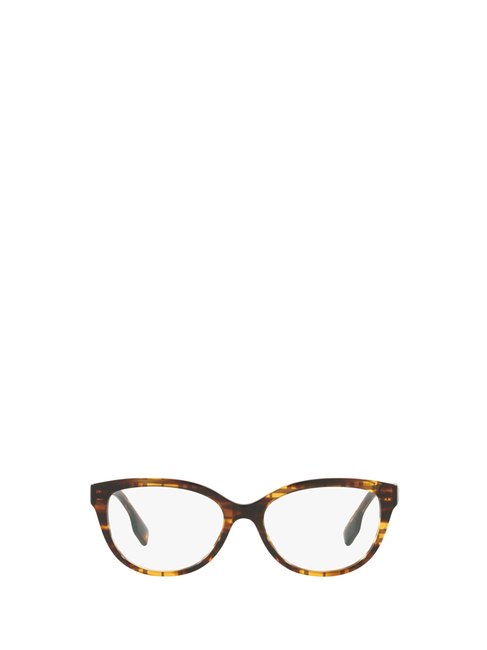 Burberry Eyewear Be2357 Top Check / Striped Brown Glasses