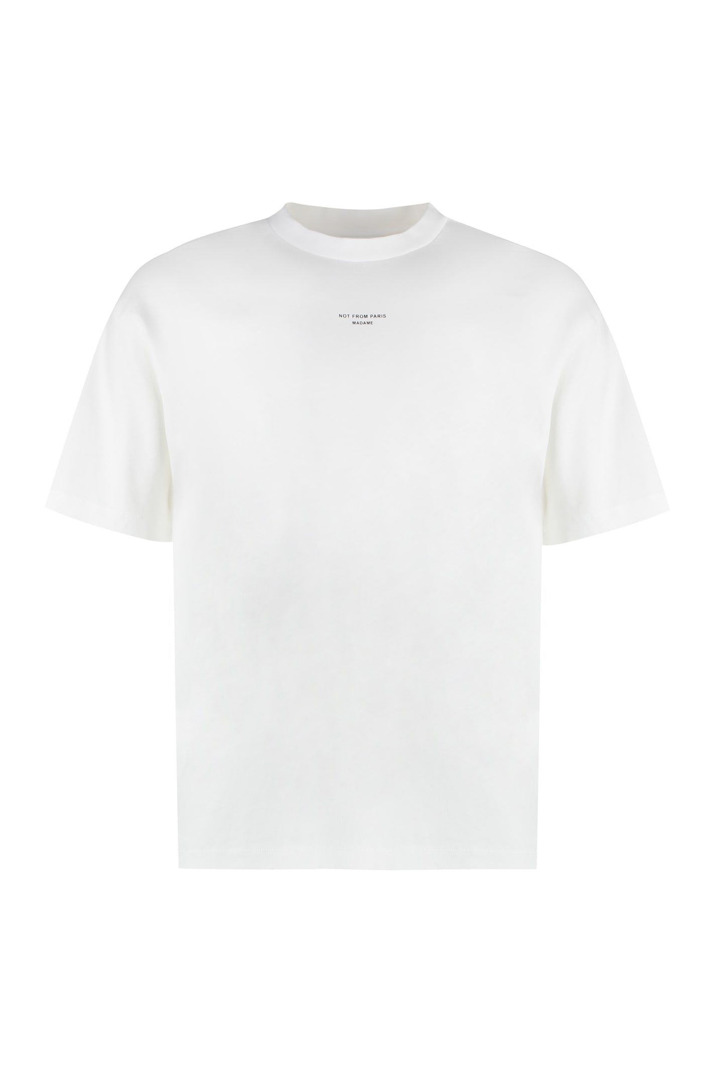 Slogan Classique Cotton Crew-neck T-shirt