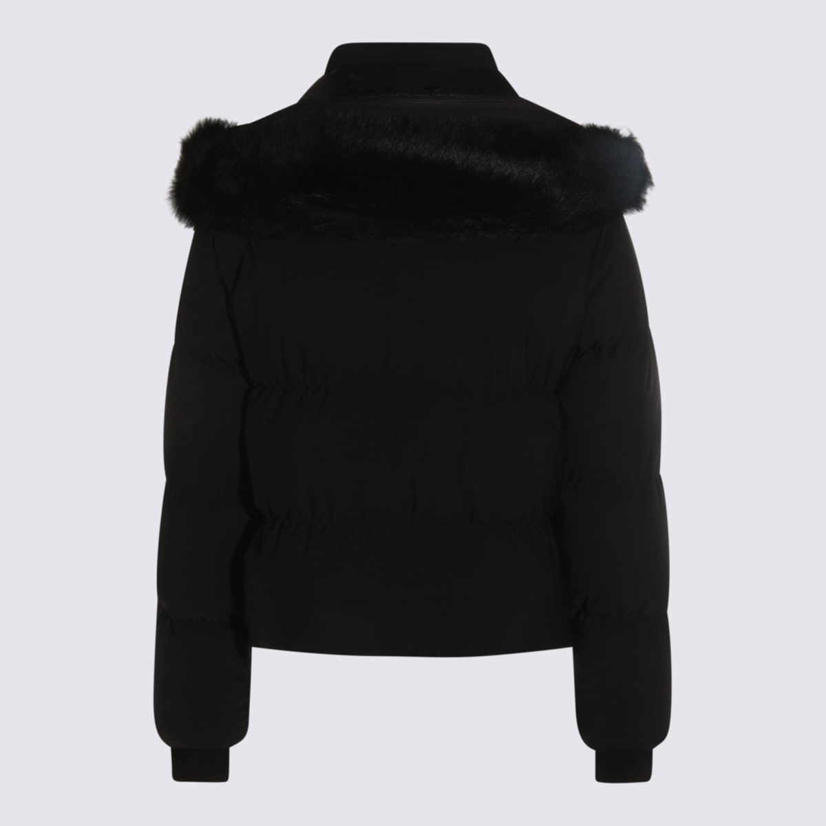 Moose Knuckles Black Down Jacket In Black