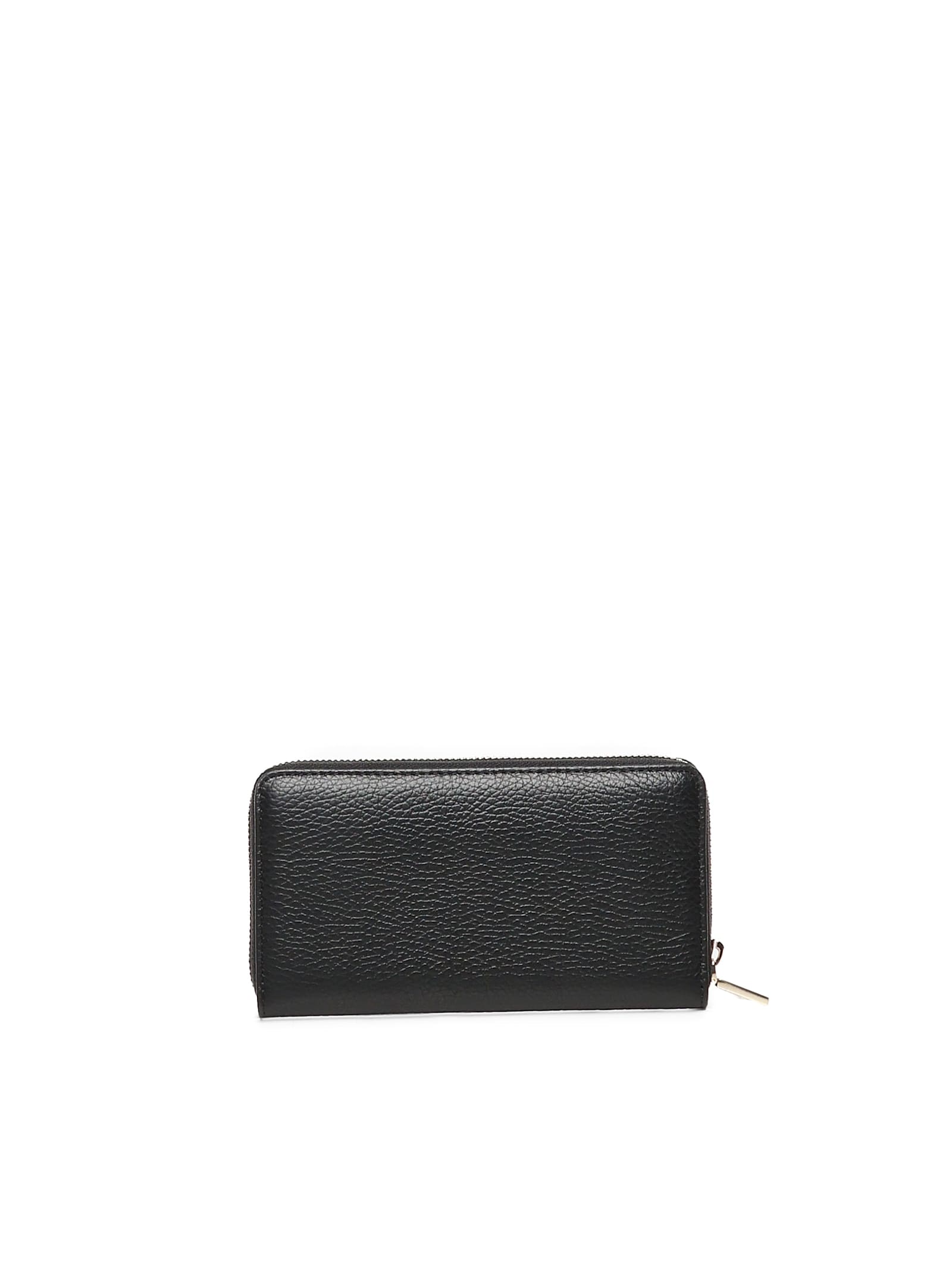 Coccinelle Soft Metallic Wallet In Black