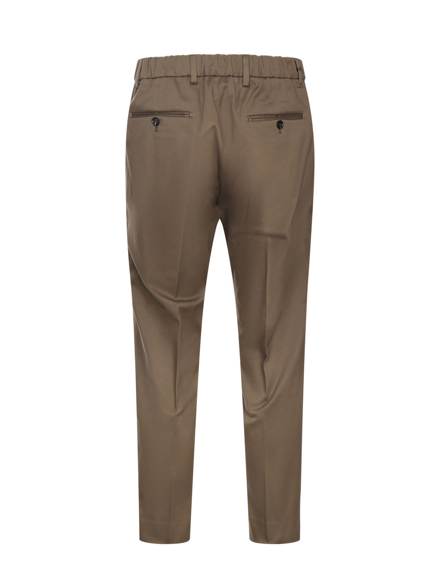 Be Able Pleats-design Trousers In Brown