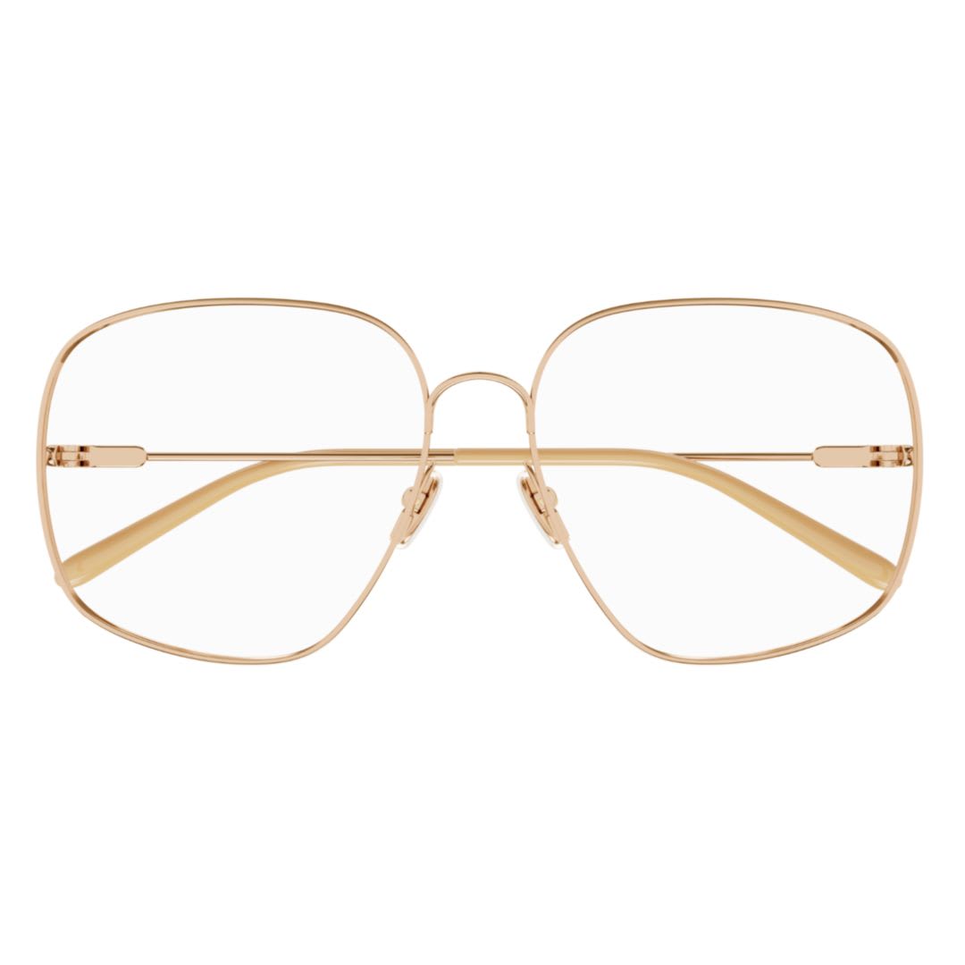 Chloé Ch0165o002 Gold Gold Transparent In Gold