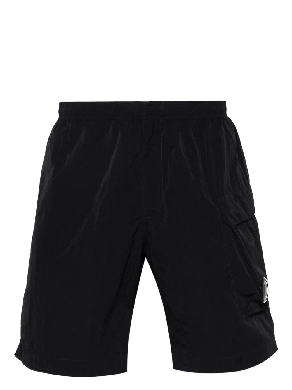 Shop C.p. Company Utility Swim Shorts In Blue Navy