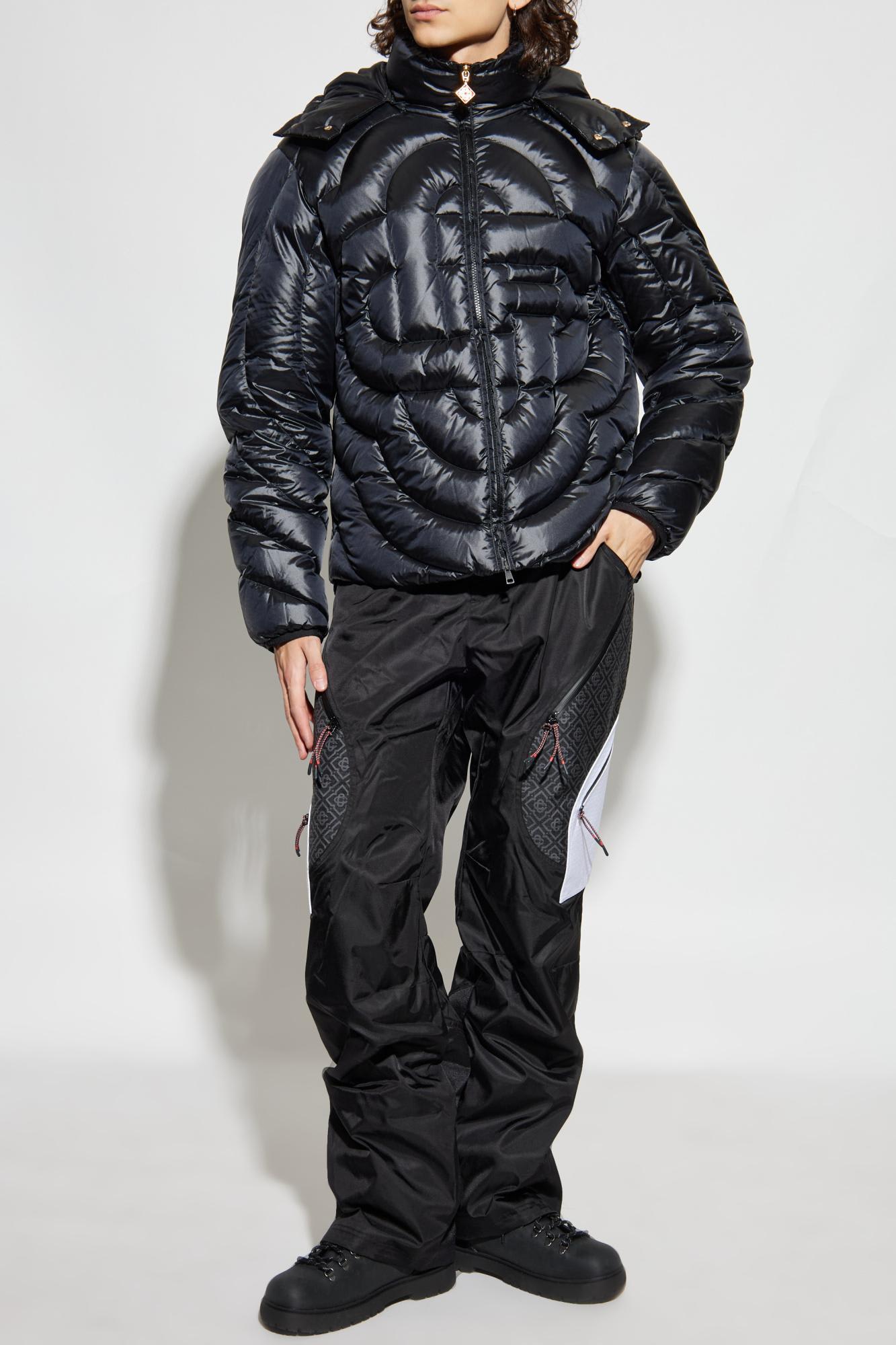 Casablanca Geometric Pattern Casual Pants In Black