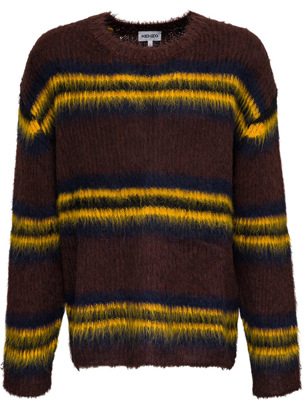 Kenzo Multicolor Striped Wool Sweater