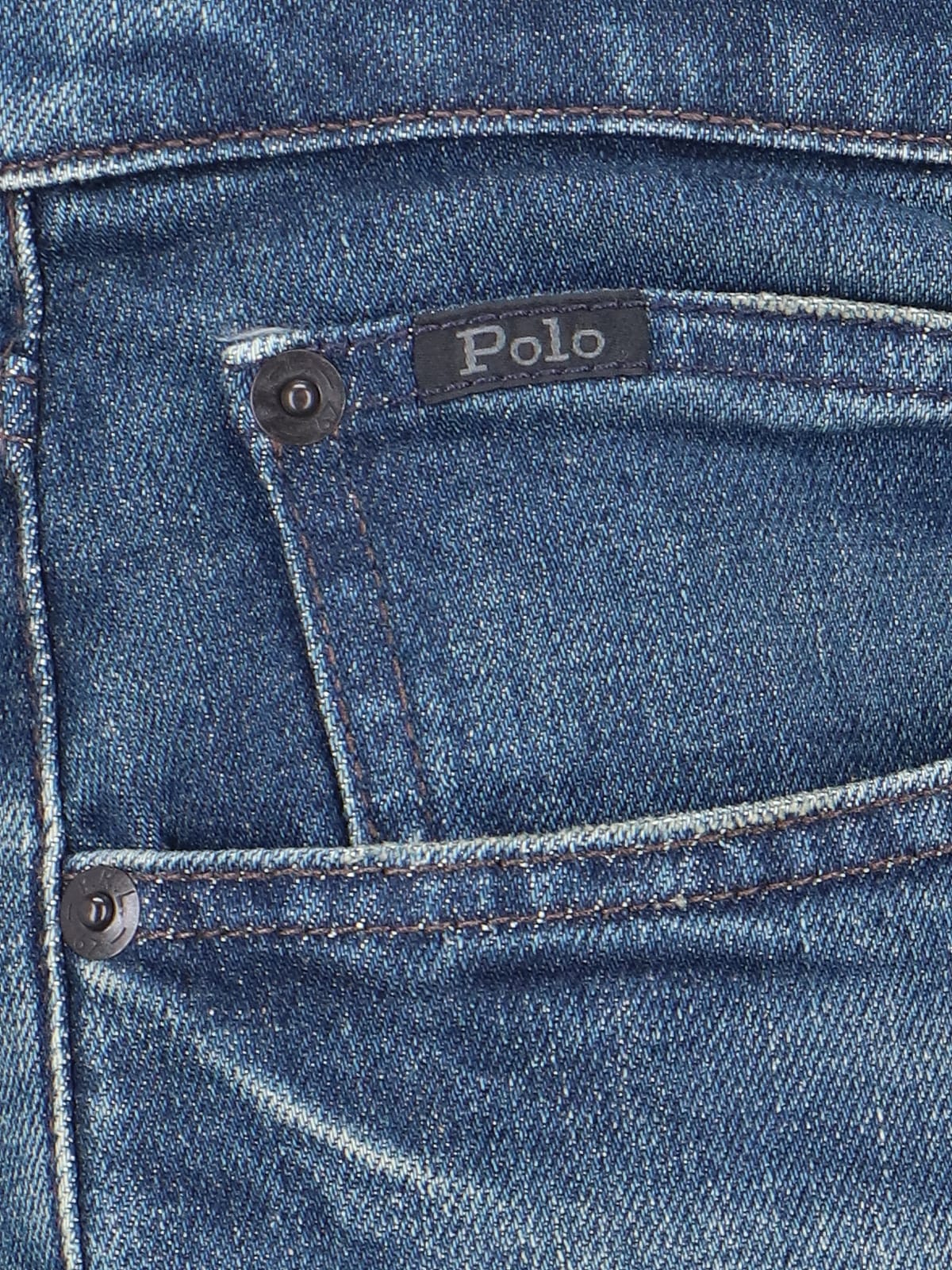 Shop Polo Ralph Lauren Slim Jeans In Blue