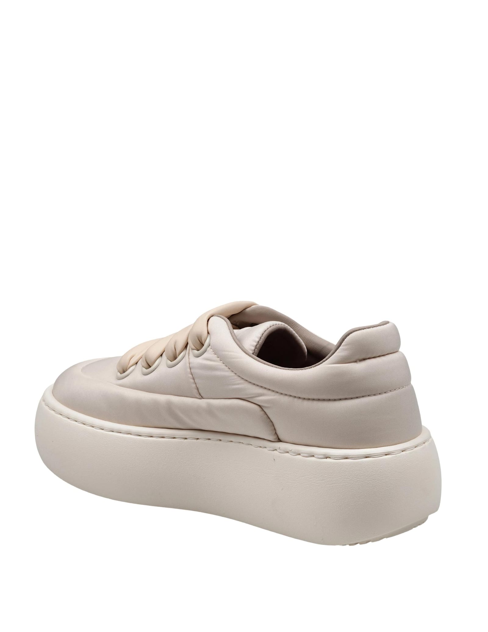 Barracuda Water-repellent Fabric Sneakers Cream Color In Neutral