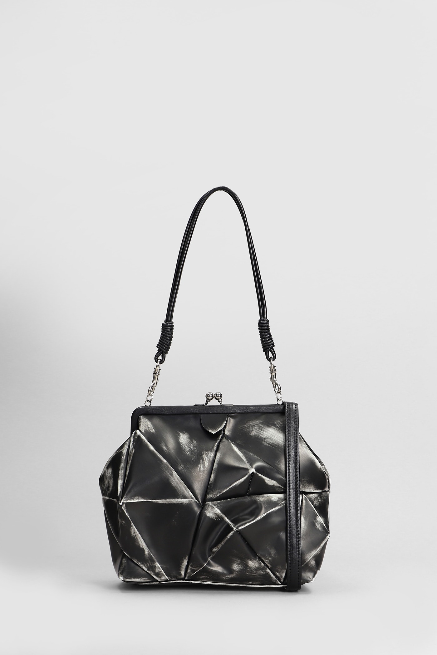 Shoulder Bag In Black Leather