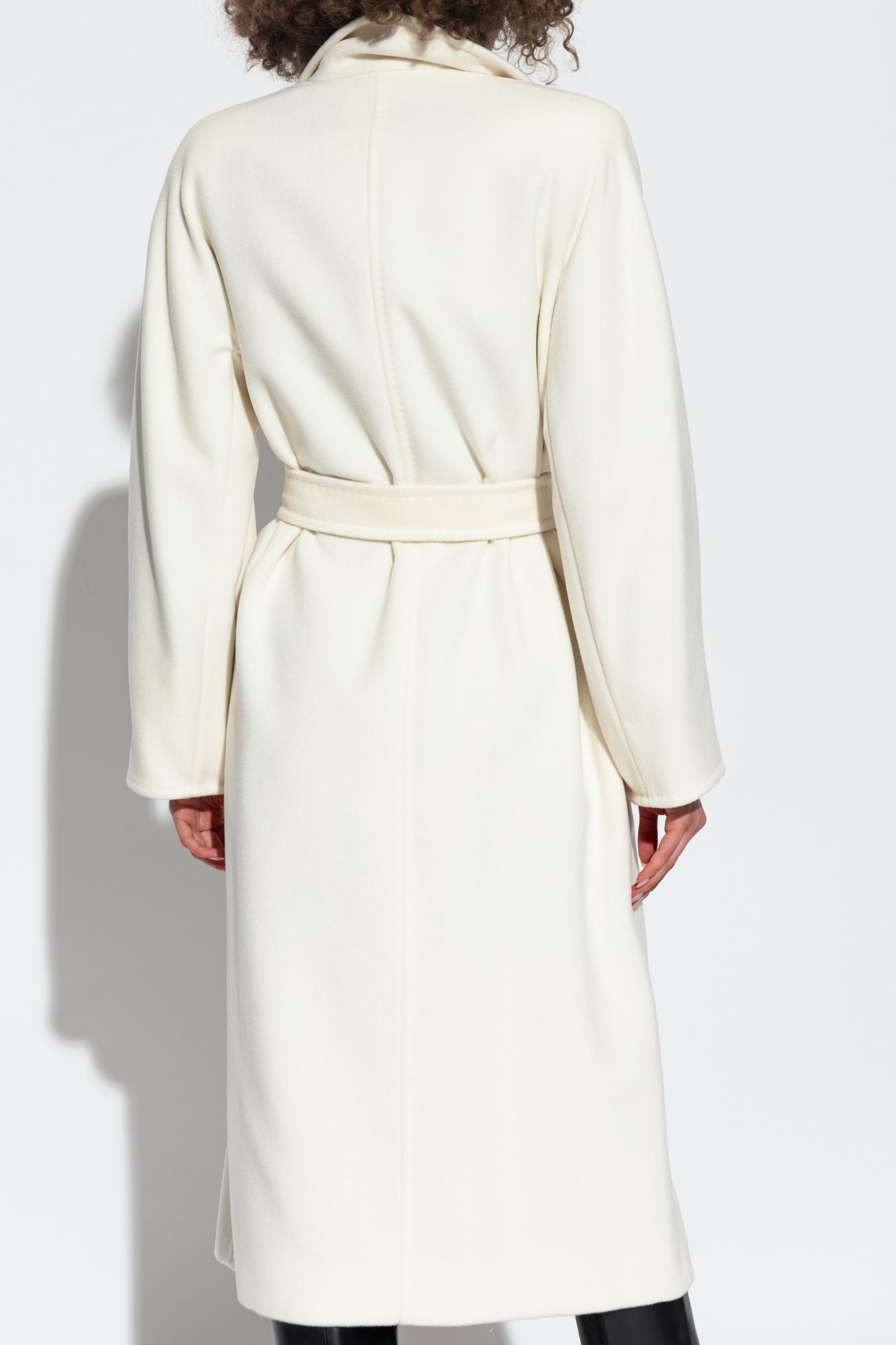 Shop Max Mara Coat Madame In White