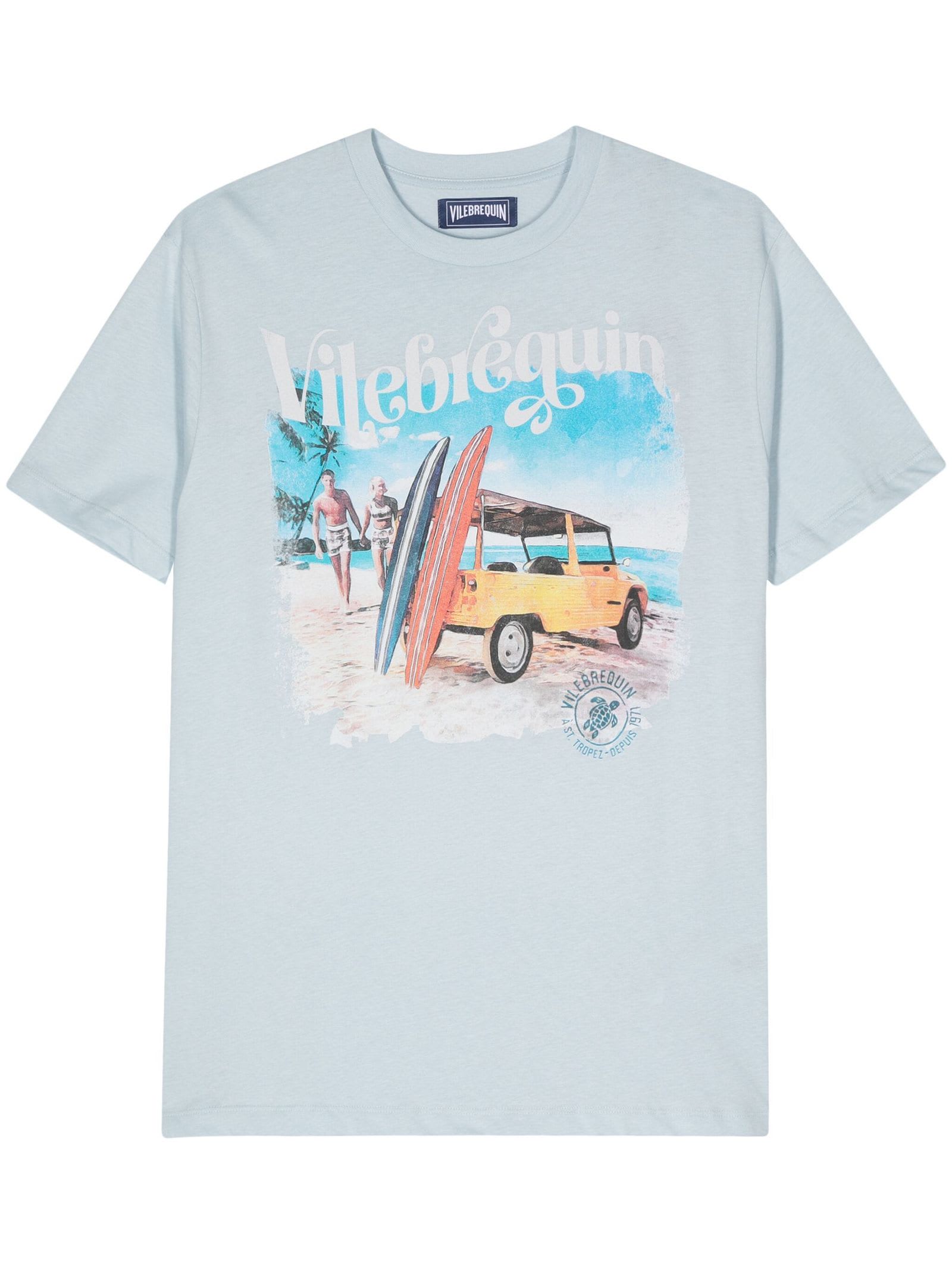 Shop Vilebrequin T-shirts And Polos Blue